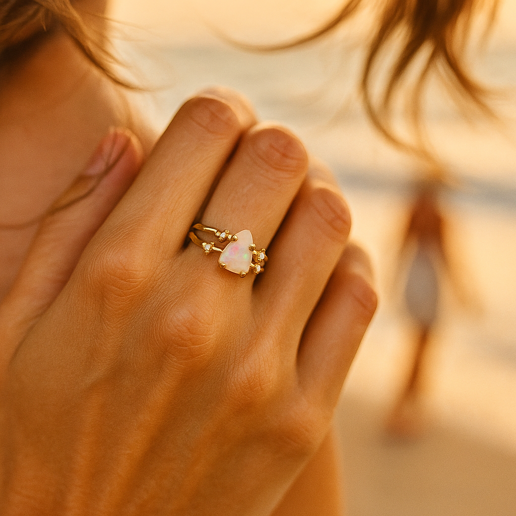 Layali | Anillo de Piedra Luna