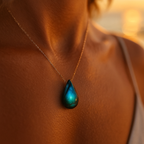 Lágrima del Mar | Collar de labradorita