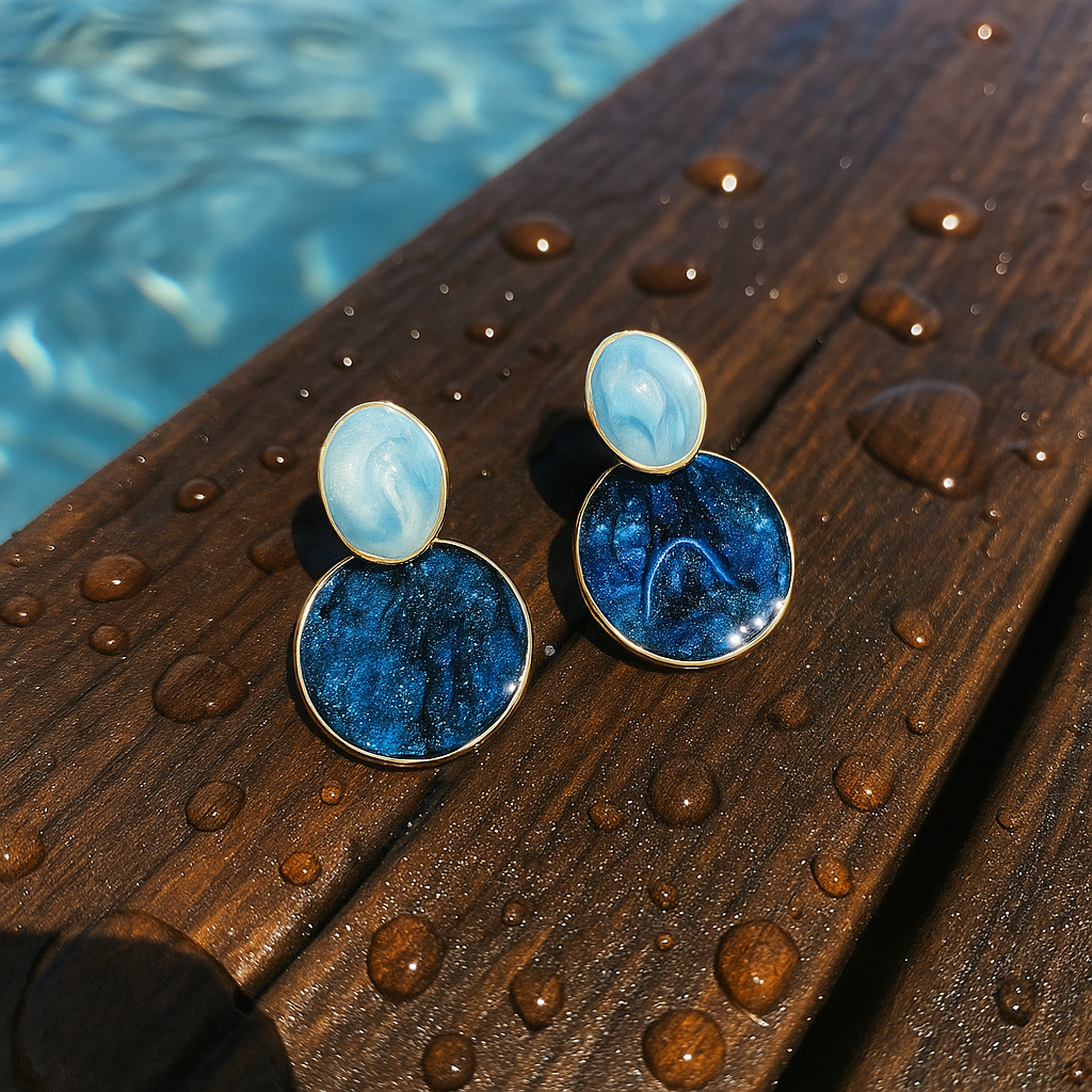 Eliara | Pendientes cielo y fondo marino