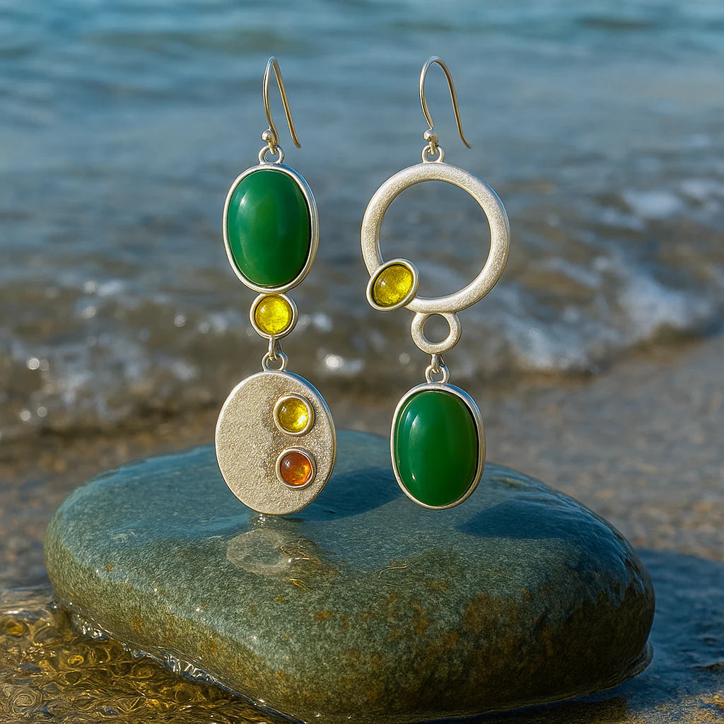 Bonny | Pendientes colgantes de plata
