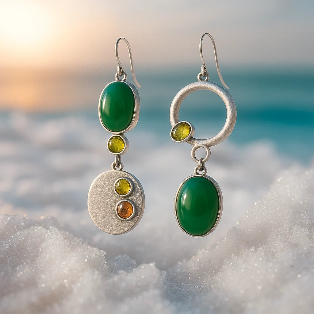 Bonny | Pendientes colgantes de plata