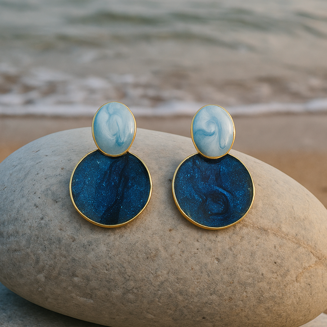 Eliara | Pendientes cielo y fondo marino